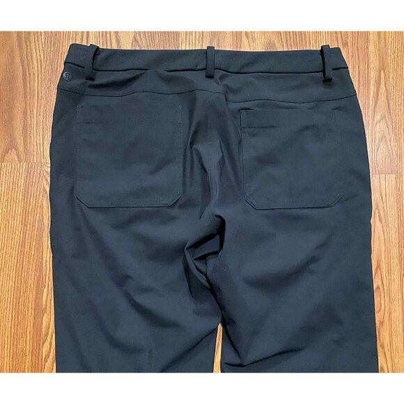 Lululemon Pants ABC Classic Fit 5 Pocket Warpstreme Mens 32 27" Black LM5335S - Picture 3 of 8